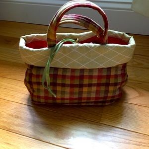 Pookabokit plaid handbag
